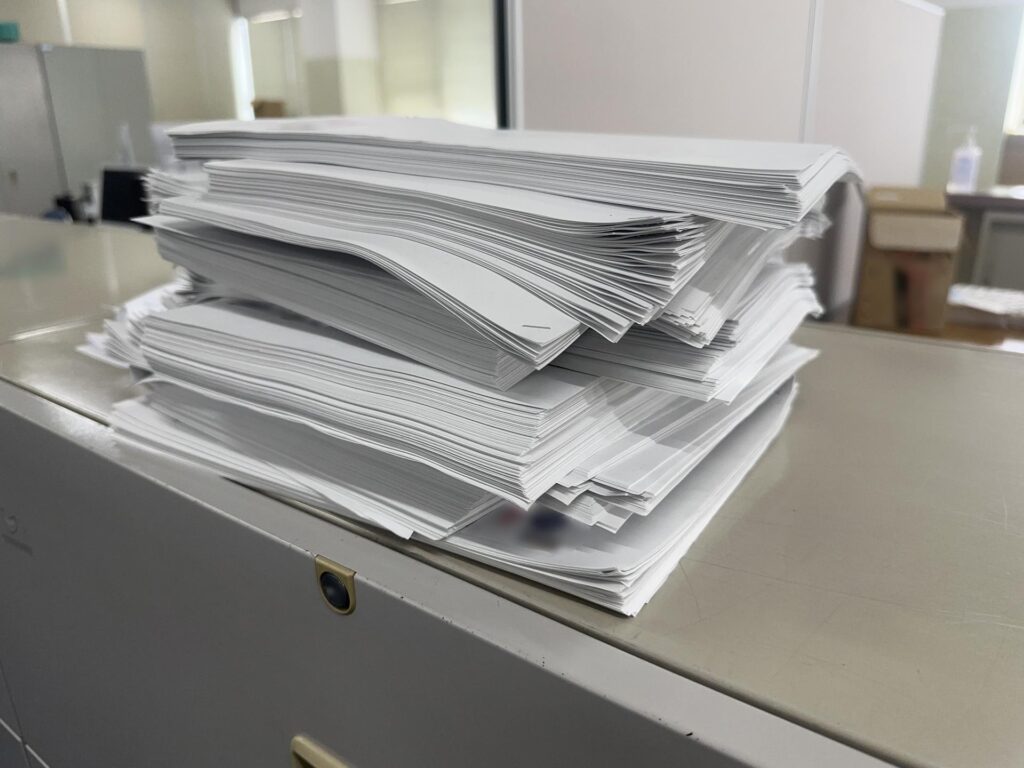 融資申請書類の画像