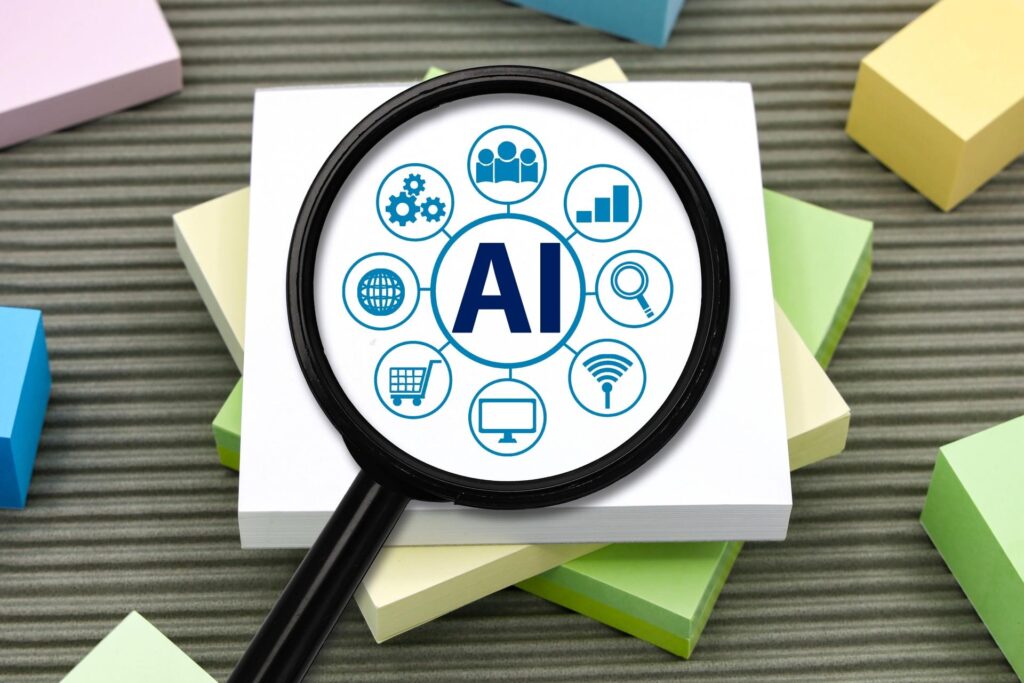 中小企業のAI導入やデジタル化をイメージした画像